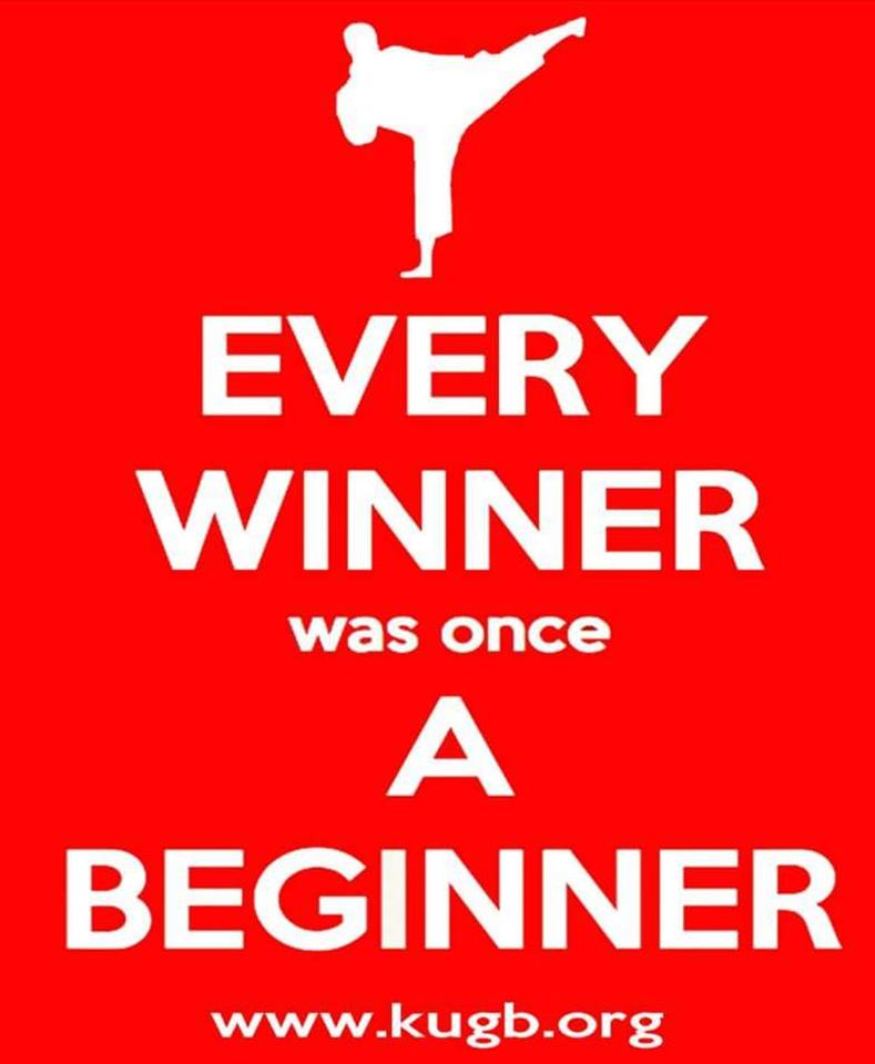 Every winner was once a beginner