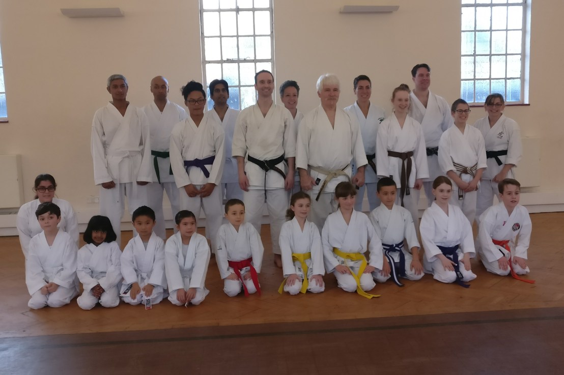Training & grading with Sensei Bob Rhodes, 28 January&nbsp;2017