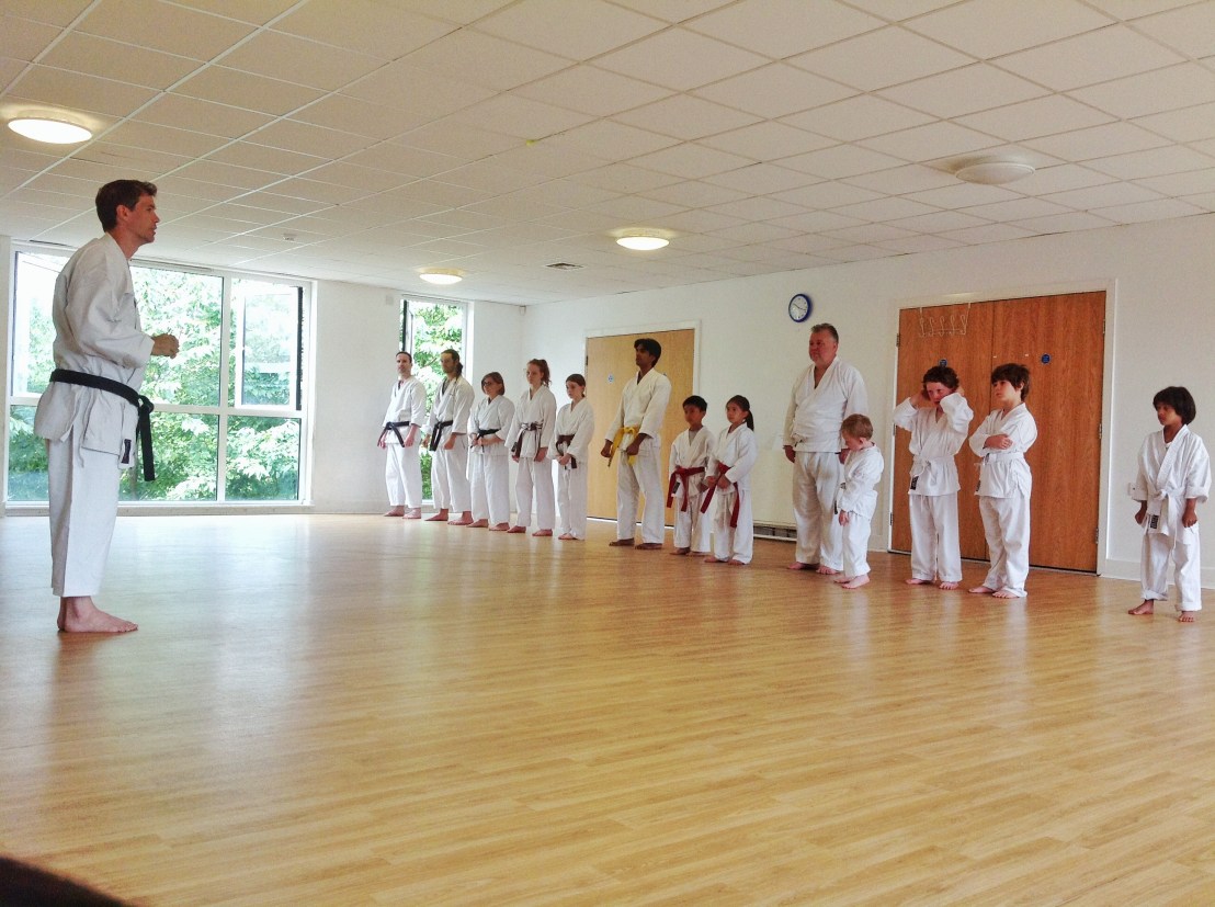Senshi Karate class with Sensei Neil 29 July 2017