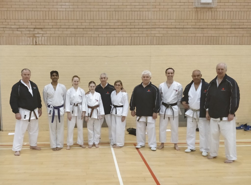 Senshi Karate on the spring course