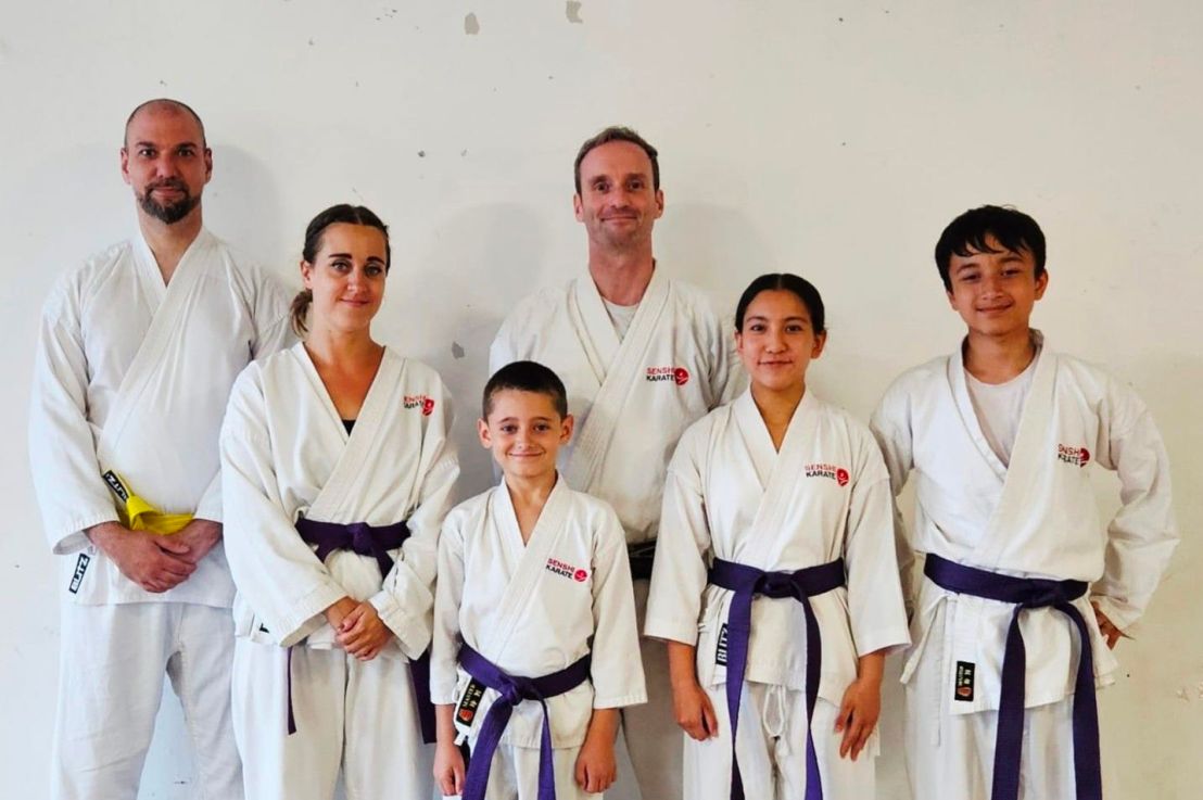 Training & kyu grading with Sensei Frank Jennings, 5 & 9 July 2025
